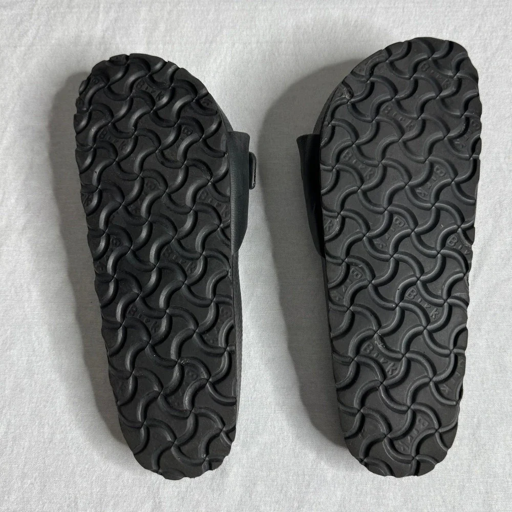 Birkenstock Madrid Essentials EVA Black Single Strap Slide Sandals Womens 36 5